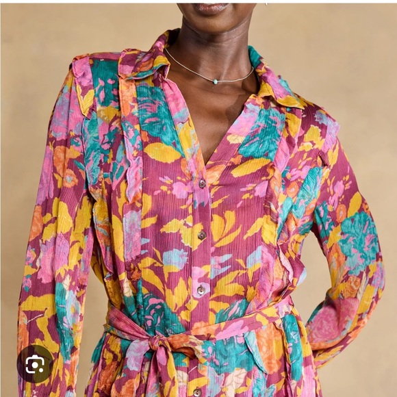 Sundance Cordova Dress - color: pinot noir, size L, NWT - Picture 5 of 5